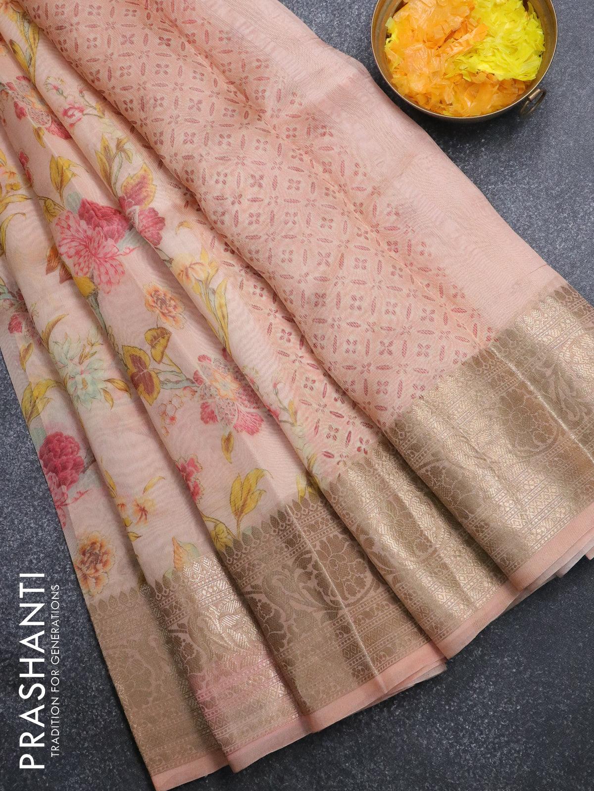 NEW HASINA PURE ORGANZA SILK SAREE | VAARMOR FASHION