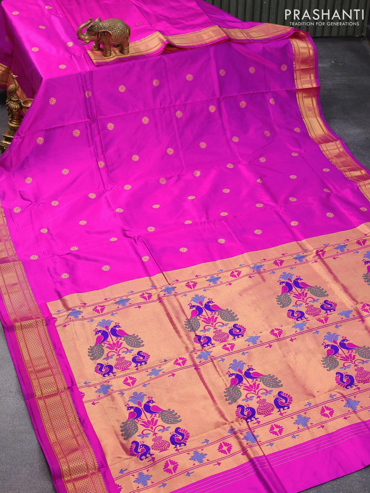 Pure Paithani Silk Sarees | Prashanti Exclusive | 9 Jan 2023 - YouTube