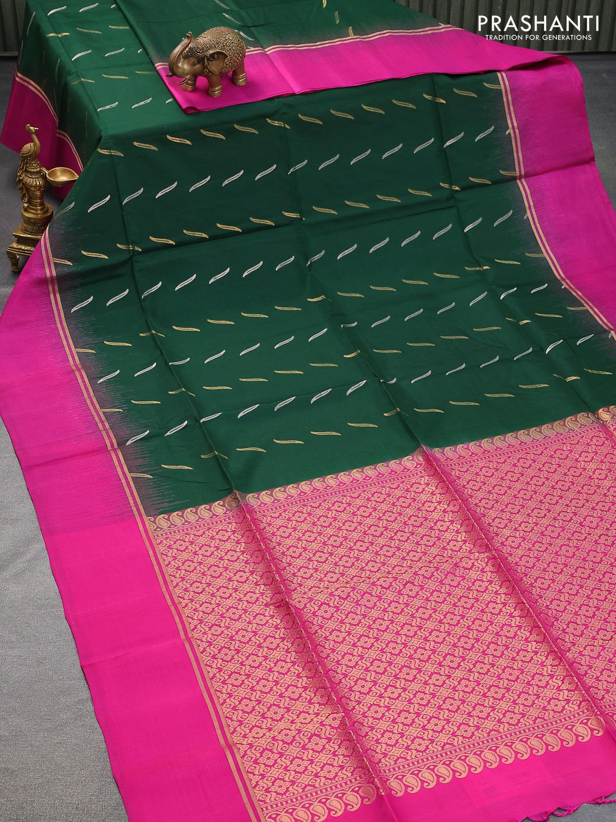 Green Saree - Buy Latest Green Colour Sarees Online