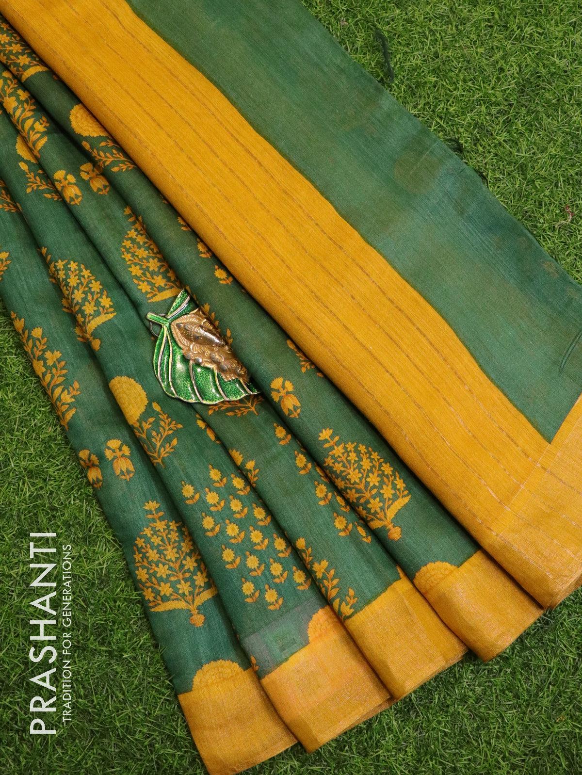 Buy Mint Green Georgette Saree with Blouse Online in USA – Pure Elegance