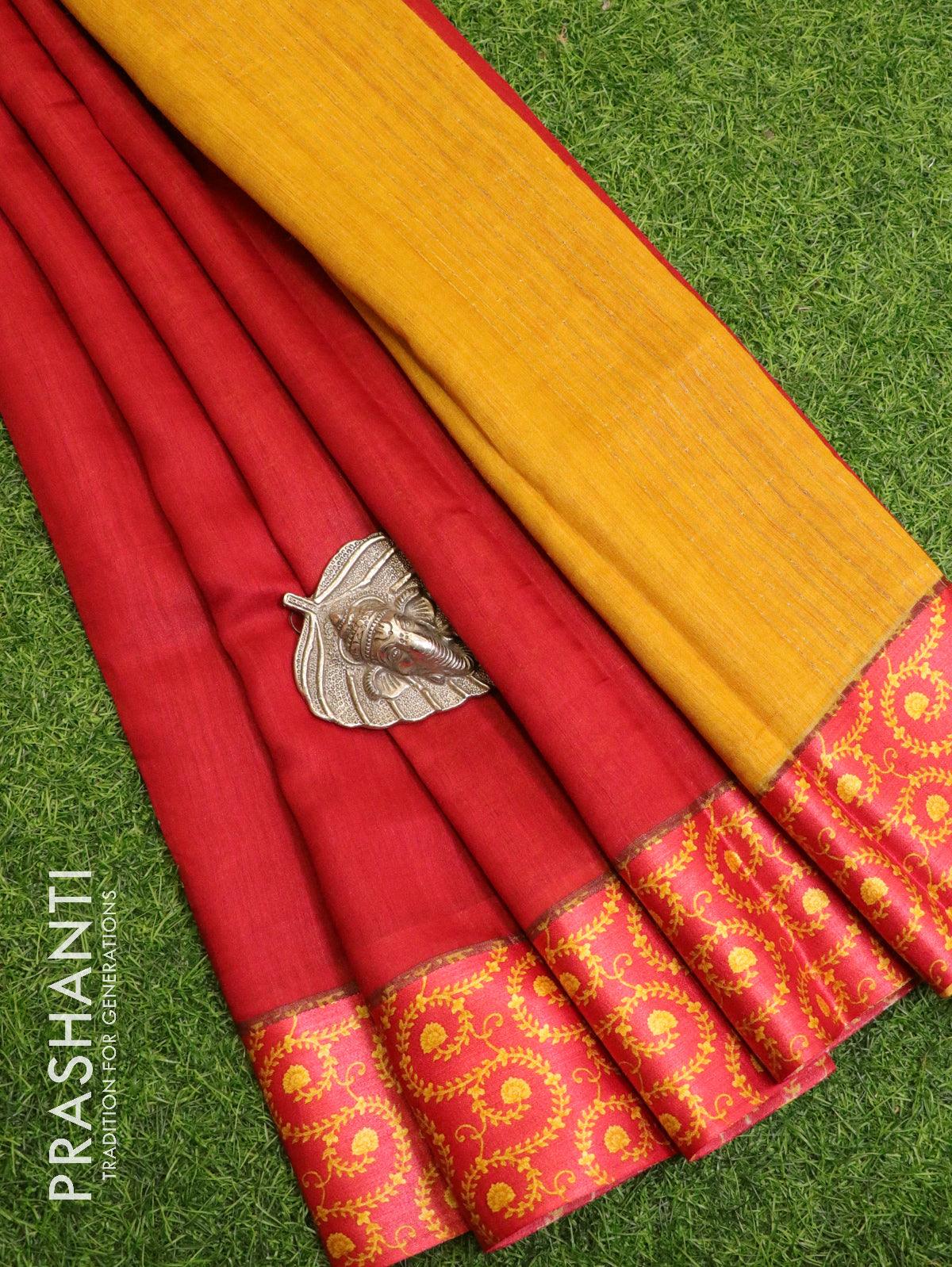 Dark Sea Blue Plain Georgette Saree – Leemboodi