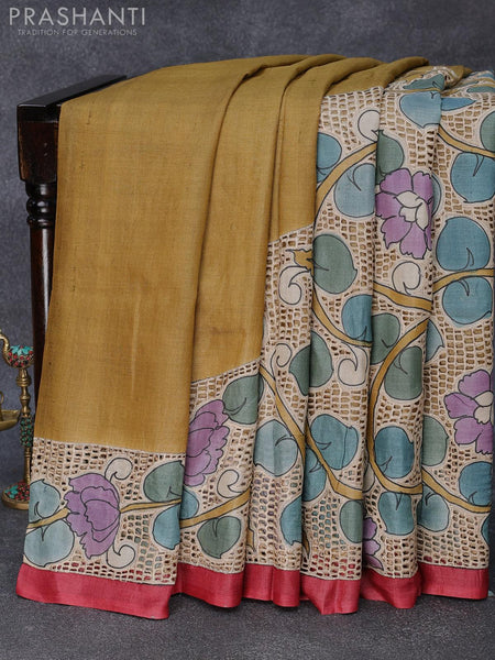 Kalamkari Semi Silk Sarees by Prashanti | 06 January 2022 - YouTube