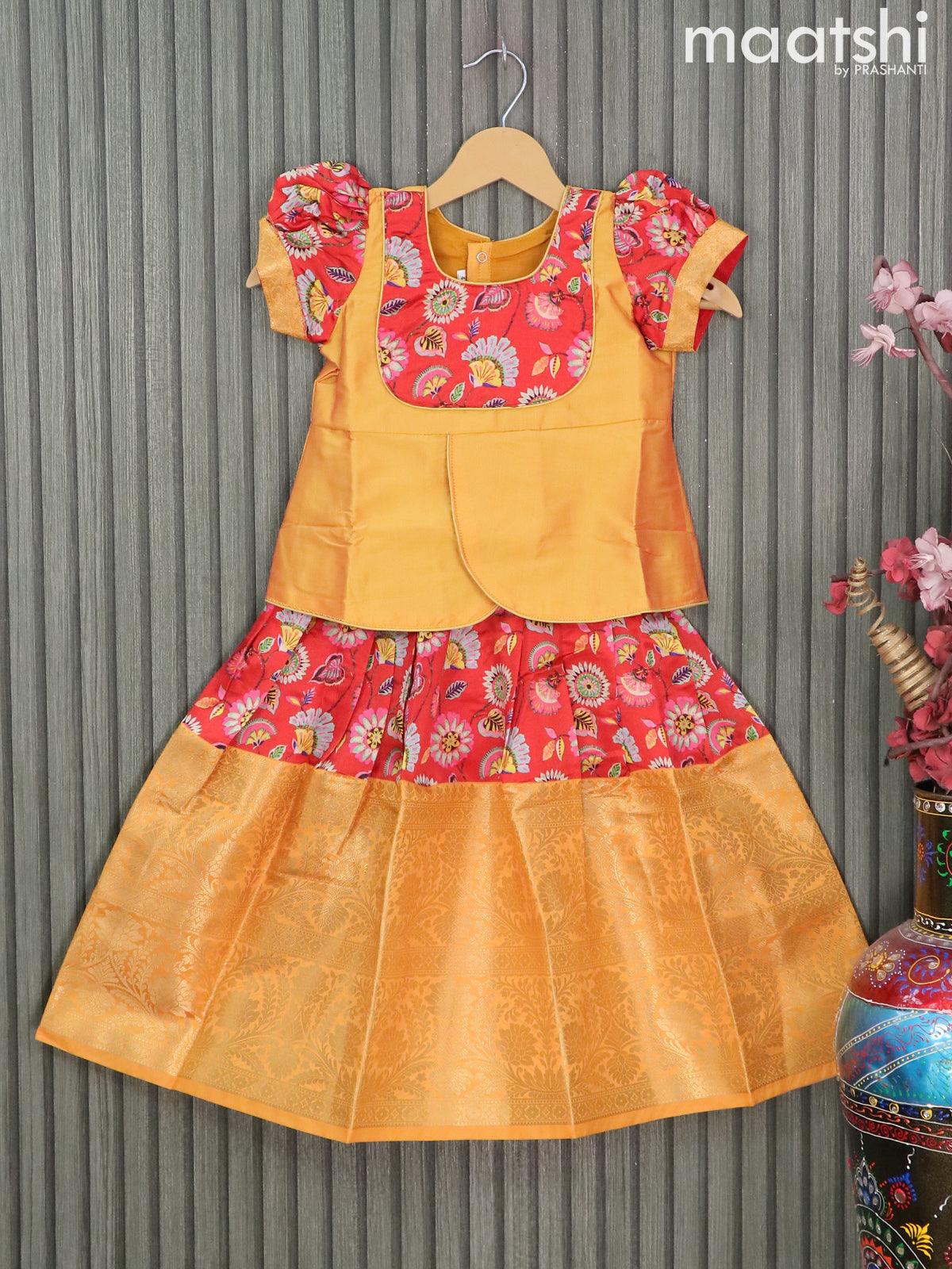 Kids paithani lehenga | Baby girl dresses diy, Pretty dresses for kids, Kids  dress patterns
