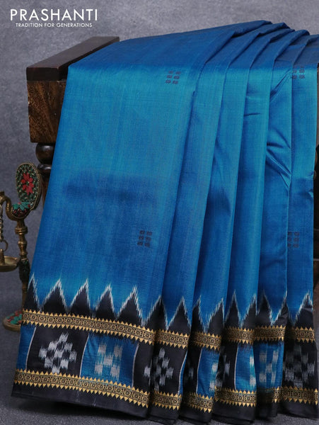 Handwoven Mulberry Silk Sambalpuri Double Ikkat Saree - Seerat