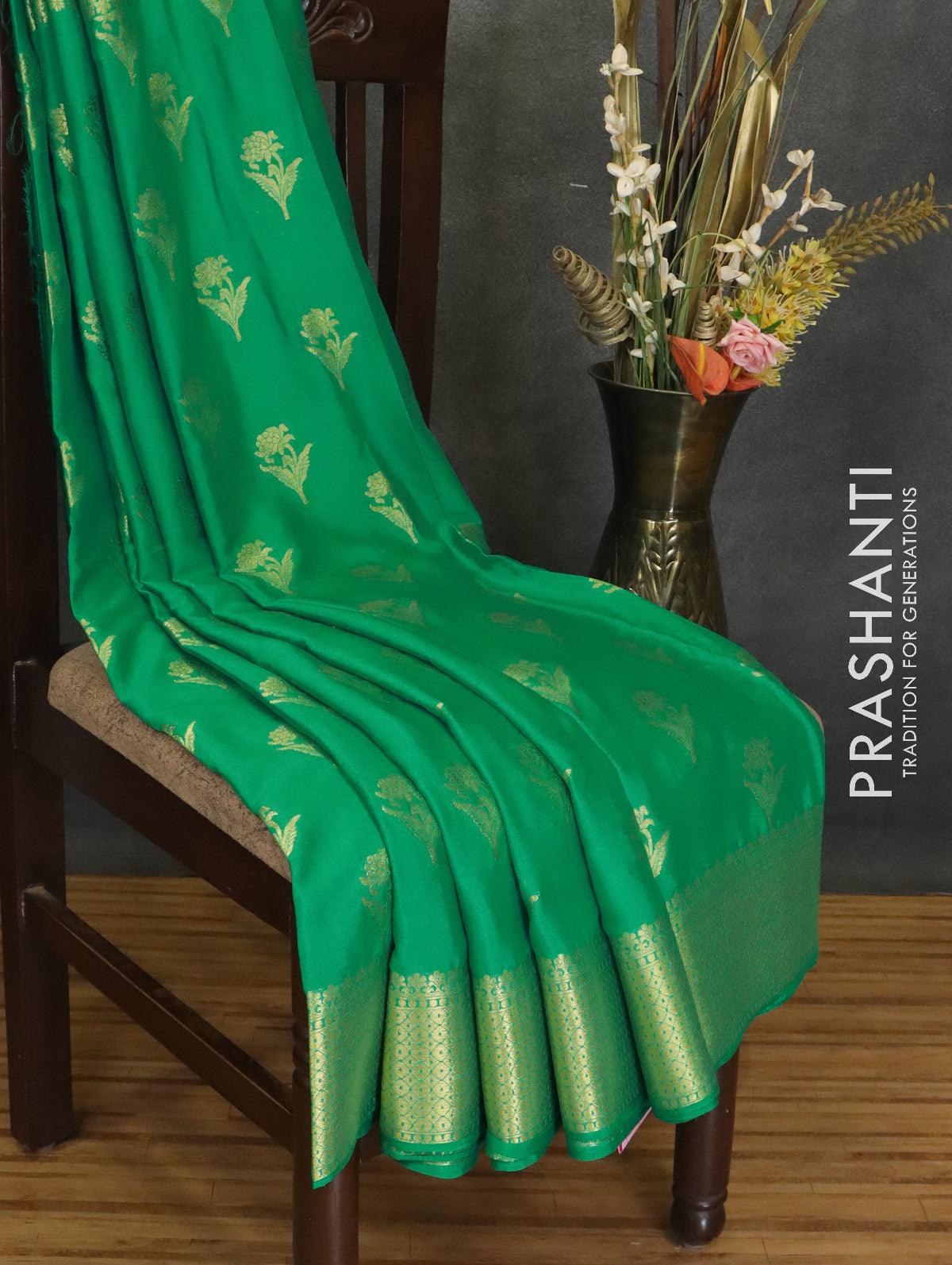 Banarasi semi georgette soft saree – www.vannamayil.com