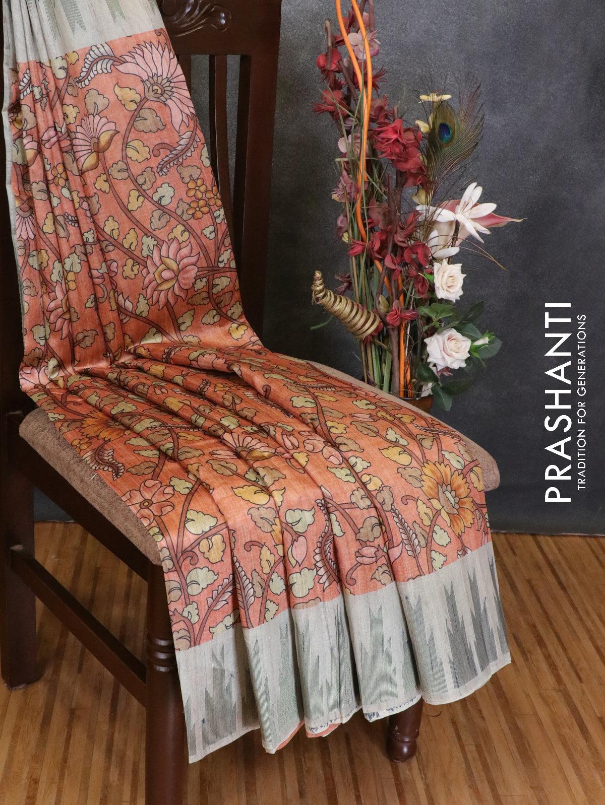 Semi Jute Silk Sarees With Digital Prints by Prashanti | Rs. 1,990/-  Onwards | 16 Jul 22 - YouTube