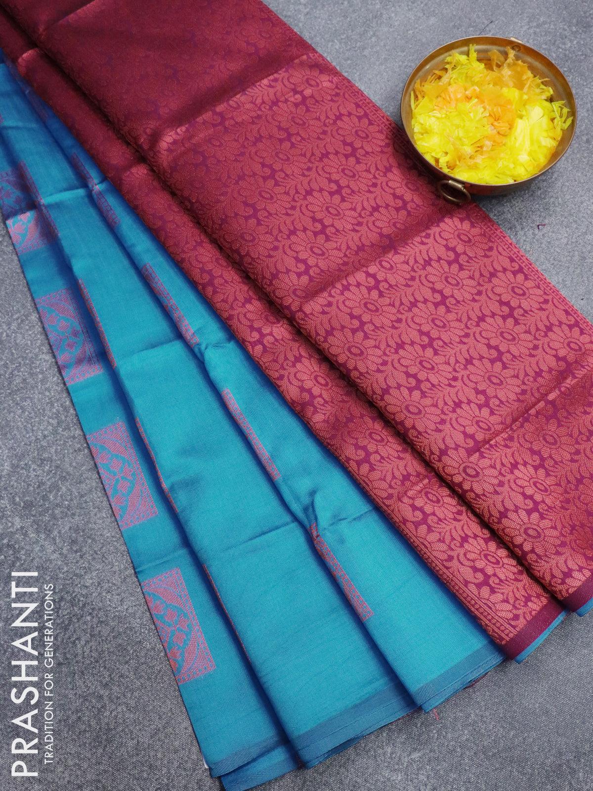 Light Baby Pink Kanchipuram semi Soft silk saree – Vastrabharana