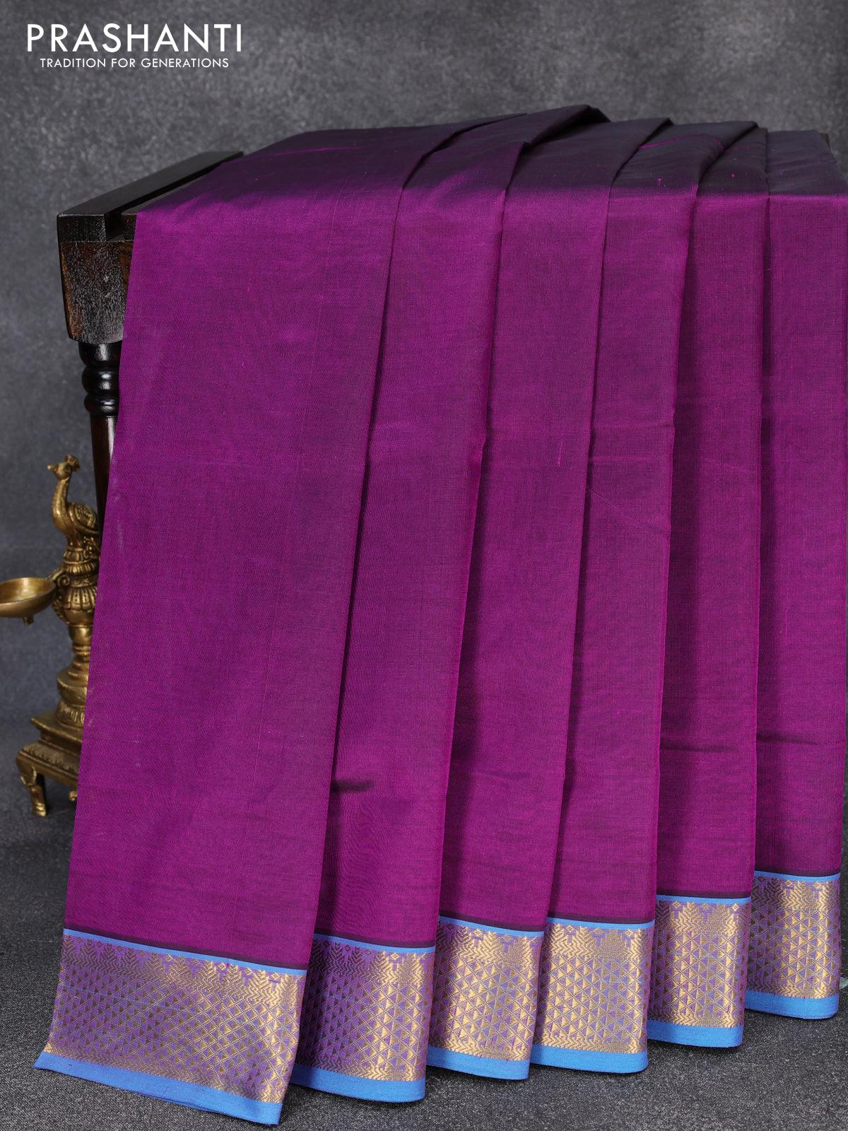 Stunning Violet Color Soft Linen Cotton Silk Saree for Women, Light Weight  Saree for Farewell, Easy to Drape Saree for Function, Fancy Saree - Etsy