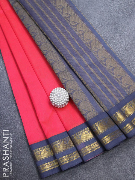 Korvai Border Silk Cotton saree