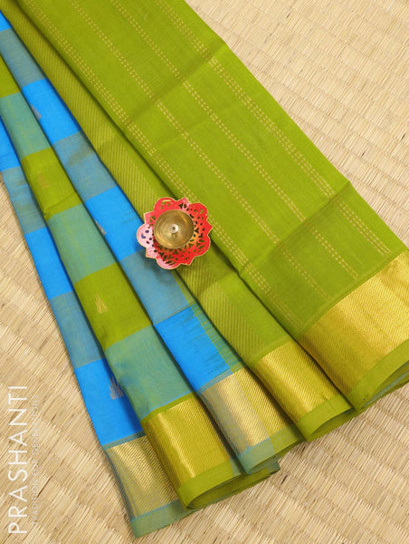 Paalum pazhamum kattam and Butta in body- Andhra Silk Cotton 6 yards –  9yardz