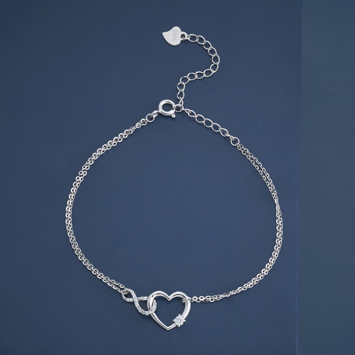 92.5 best sale silver bracelet