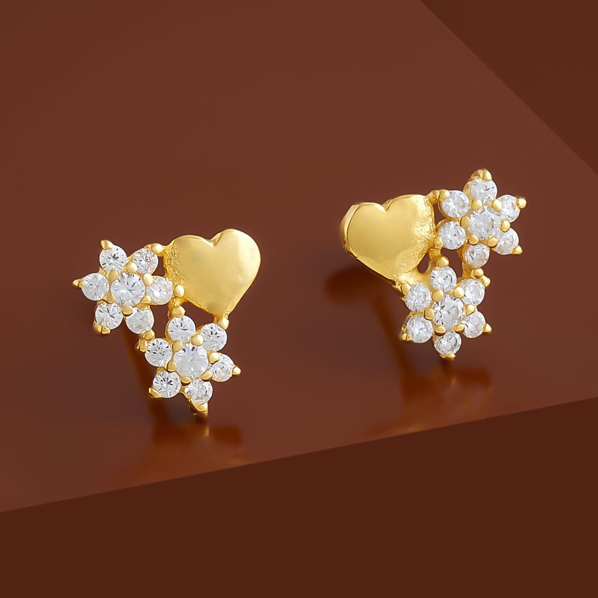 92.5 Silver Earring-Upper Studs - Sanjay Jewellers