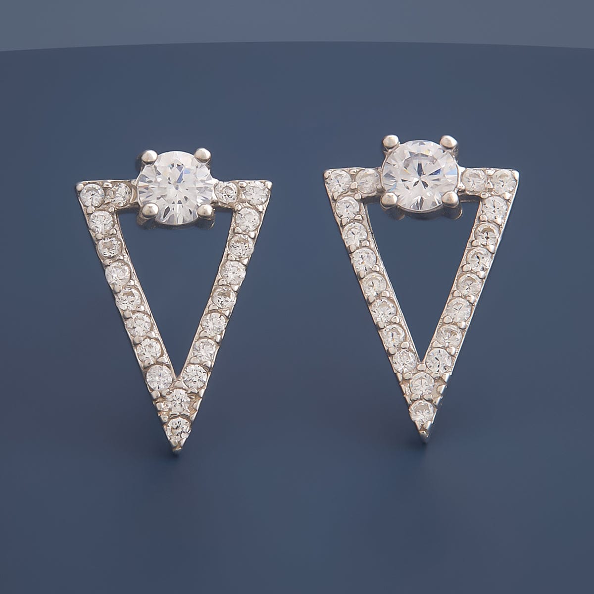 Silver Temple Earring 155076