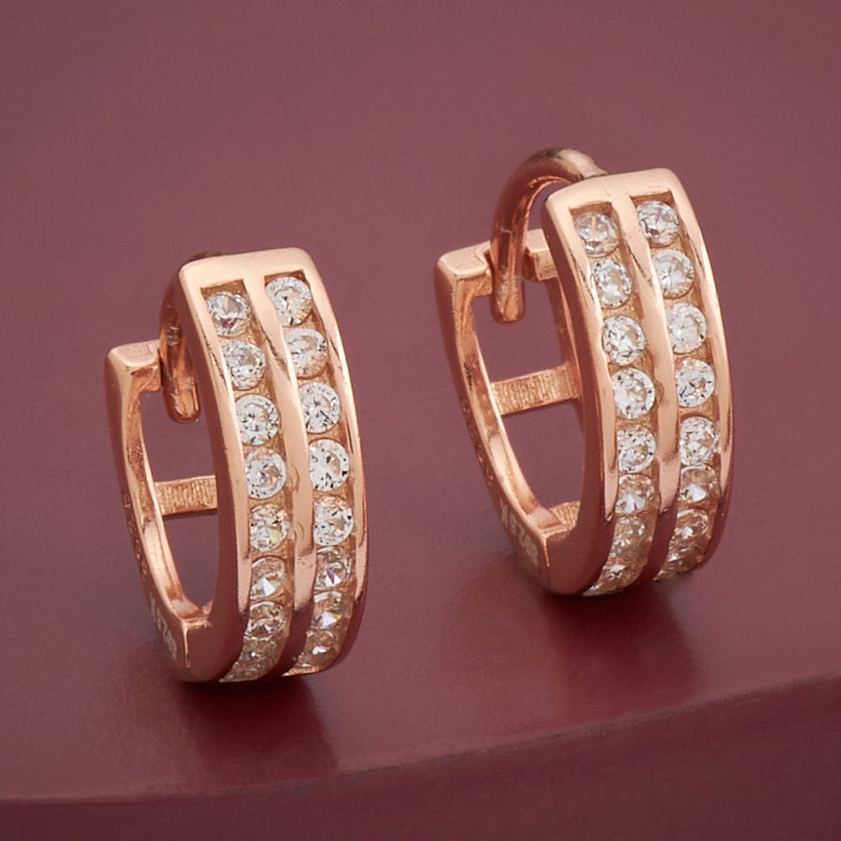 Diamond Butterfly Hoop Earrings | 14K Rose Gold – Robert Chavira Inc