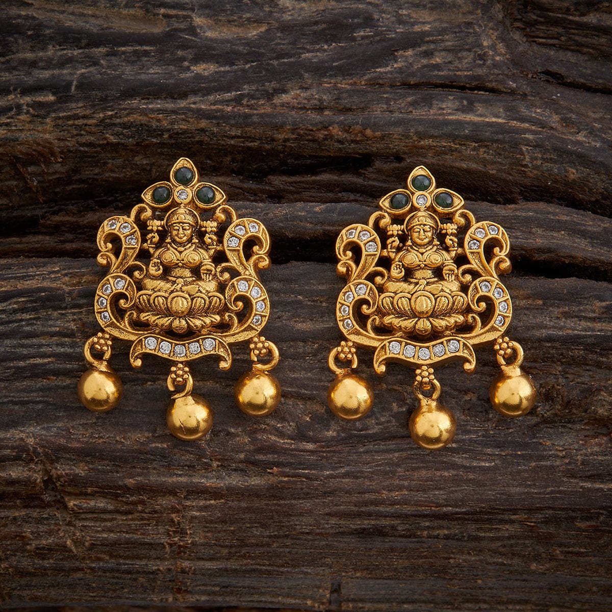 South Indian 22K Gold Plated Wedding Variations Different Jhumka Earrings  Set | eBay