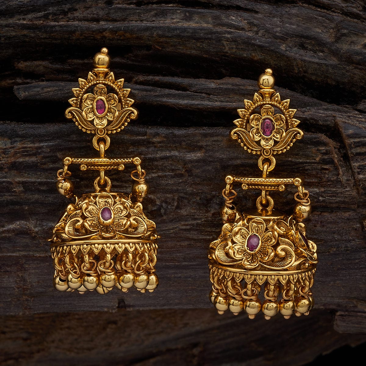 Silver Temple Earring 165516