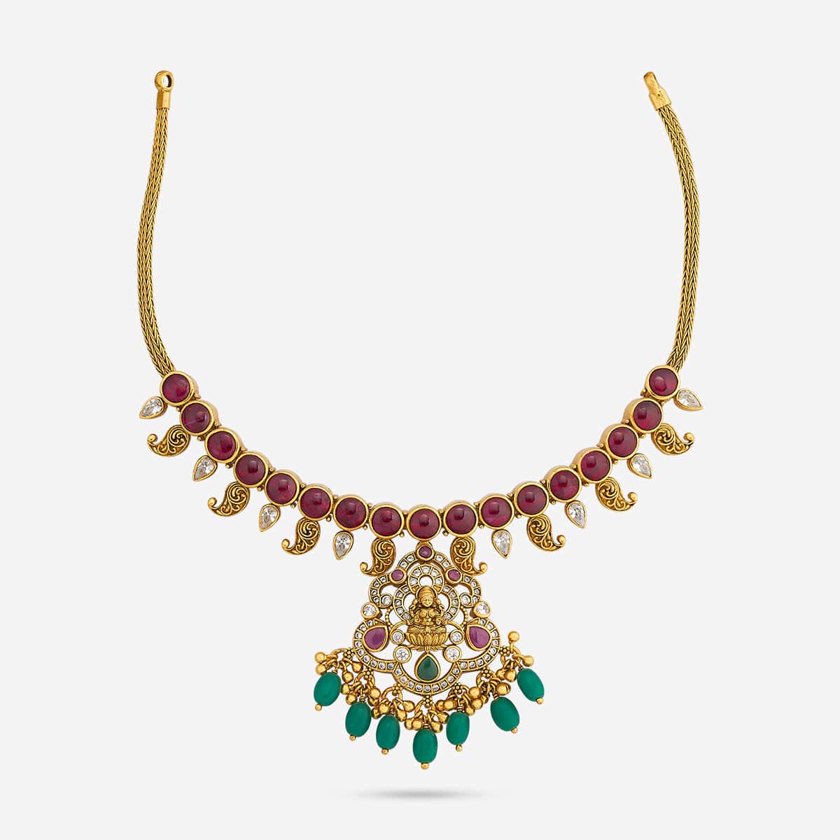 Silver Temple Necklace 190599