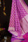 Banarasi Silk Purple Saree