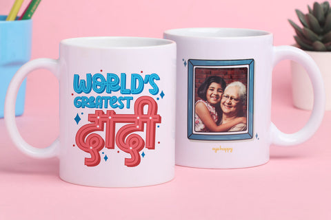 Greatest Daadi photo mug