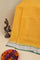 Khaadi Cotton Yellow Saree