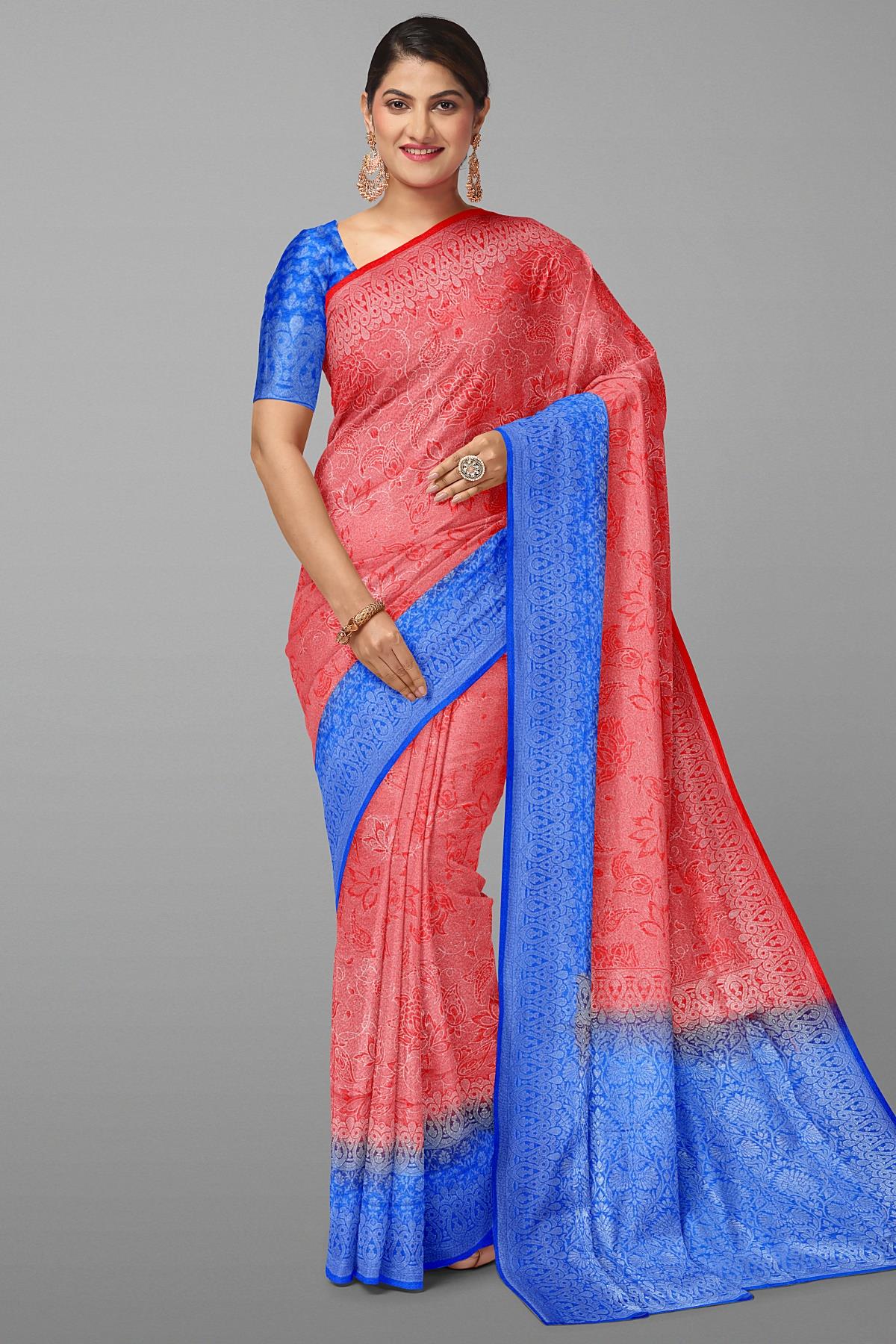 Luxuriant Blue Soft Banarasi Silk Saree With Splendorous Blouse Piece –  LajreeDesigner