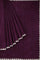 PURPLE and SILVER SOLID CHIFFON Saree with FANCY