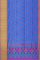 ROYAL BLUE and MULTI IKKAT PRINT SILK Saree with IKAT