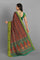 MAROON and MULTI PATOLA SILK Saree with BANARASI FANCY