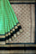 GREEN AND BLACK JAAL SILK SAREE WITH FANCY