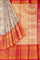 ROYAL BLUE and PINK BROCADE SILK Saree with KANCHIPURAM