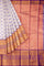 ROYAL BLUE and SILVER BROCADE SILK Saree with KANCHIPURAM