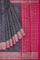 NAVY BLUE and MAGENTA BROCADE KATHAN SILK Saree with BANARASI FANCY