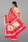 PEACH and PINK BUTTIS SILK Saree with BANARASI