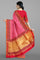 LIGHT PINK and MAGENTA BUTTIS SILK Saree with BANARASI