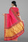 PINK and MAGENTA BUTTIS SILK Saree with BANARASI