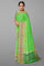 LIGHT GREEN and GREEN BUTTIS SILK Saree with FANCY