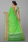 LIGHT GREEN and GREEN BUTTIS SILK Saree with FANCY