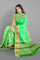 LIGHT GREEN and GREEN BUTTIS SILK Saree with FANCY