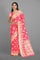 PINK and GOLD BUTTIS SILK BLEND Saree with SEMI PATTU