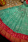 Ikat Silk Ikat Sea Green Saree