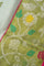 Zari Kota Cotton Bird Motifs Green Saree