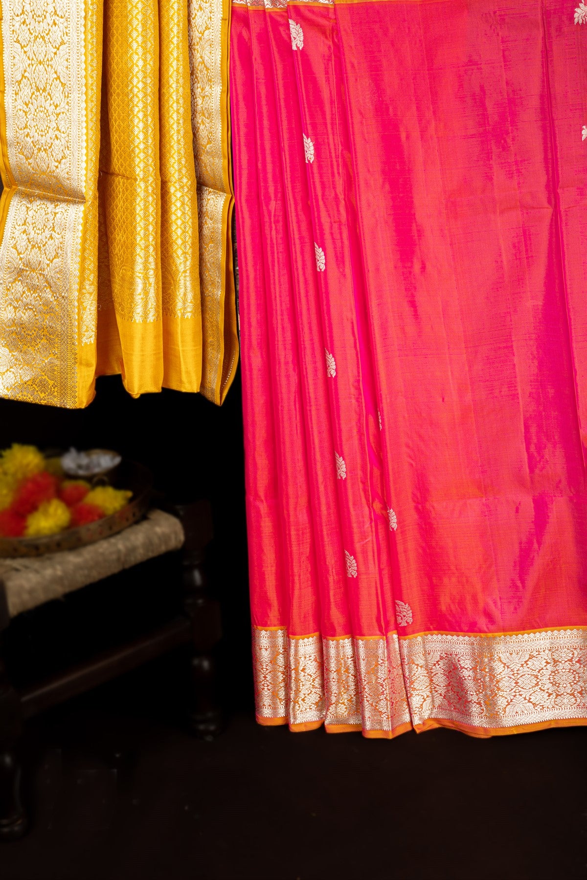 Venkatagiri Silk Blush Pink Saree