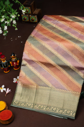 Chiniya Silk Multi Colour Saree