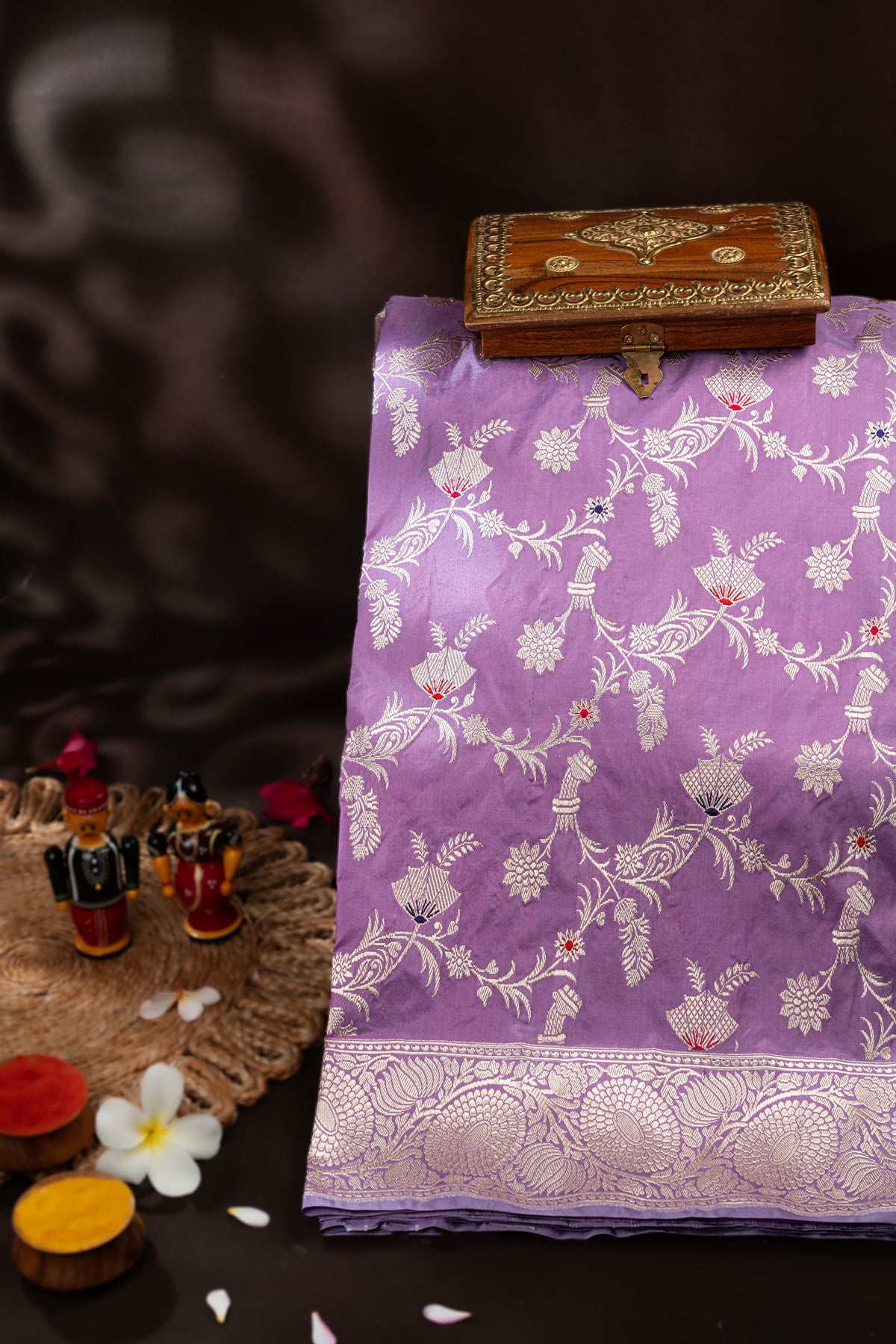 Banarasi Silk Lilac Saree