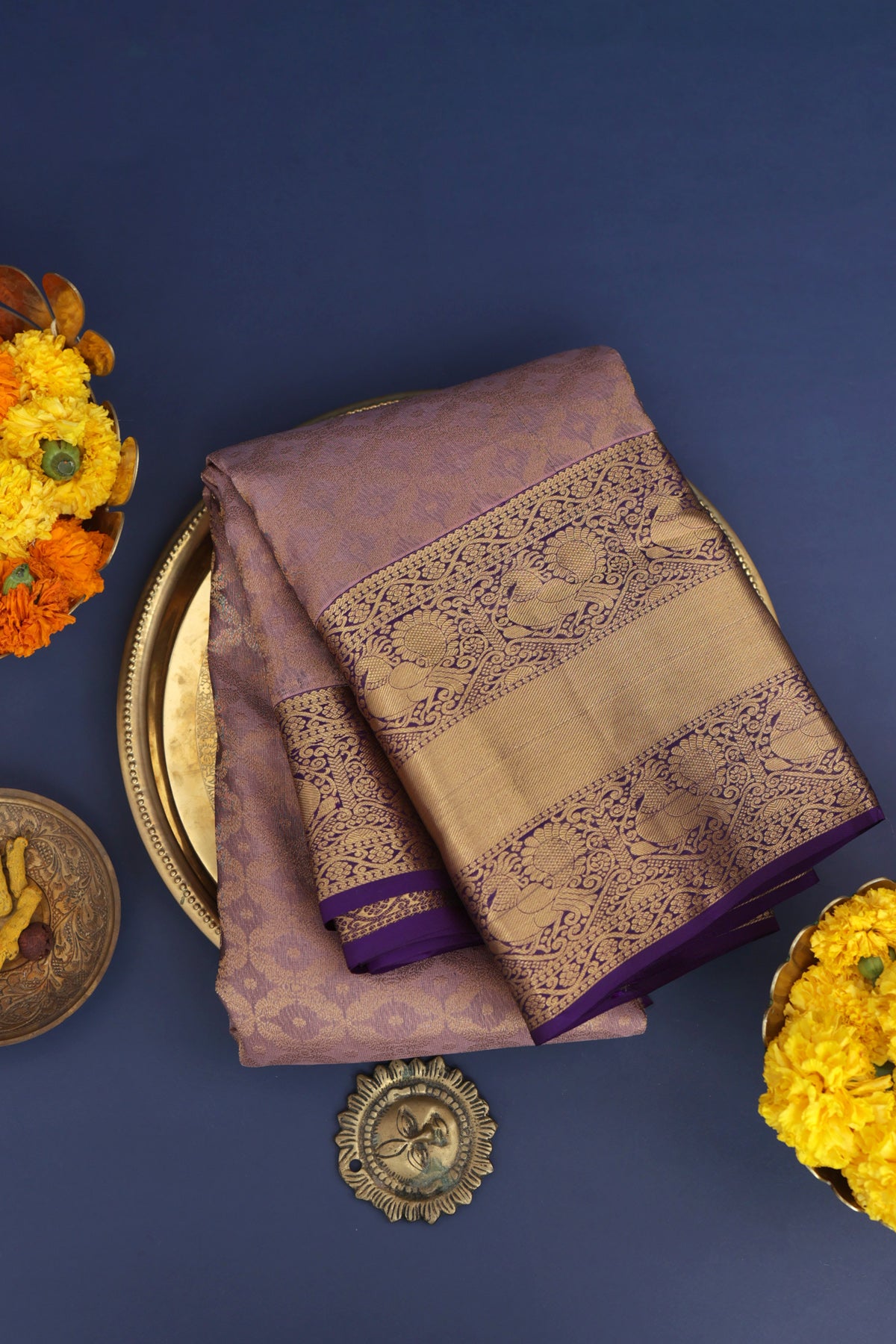 Coimbatore Silk Mauve Saree