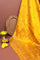 Matka Silk Yellow Saree