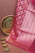 Designer Organza Pink Saree