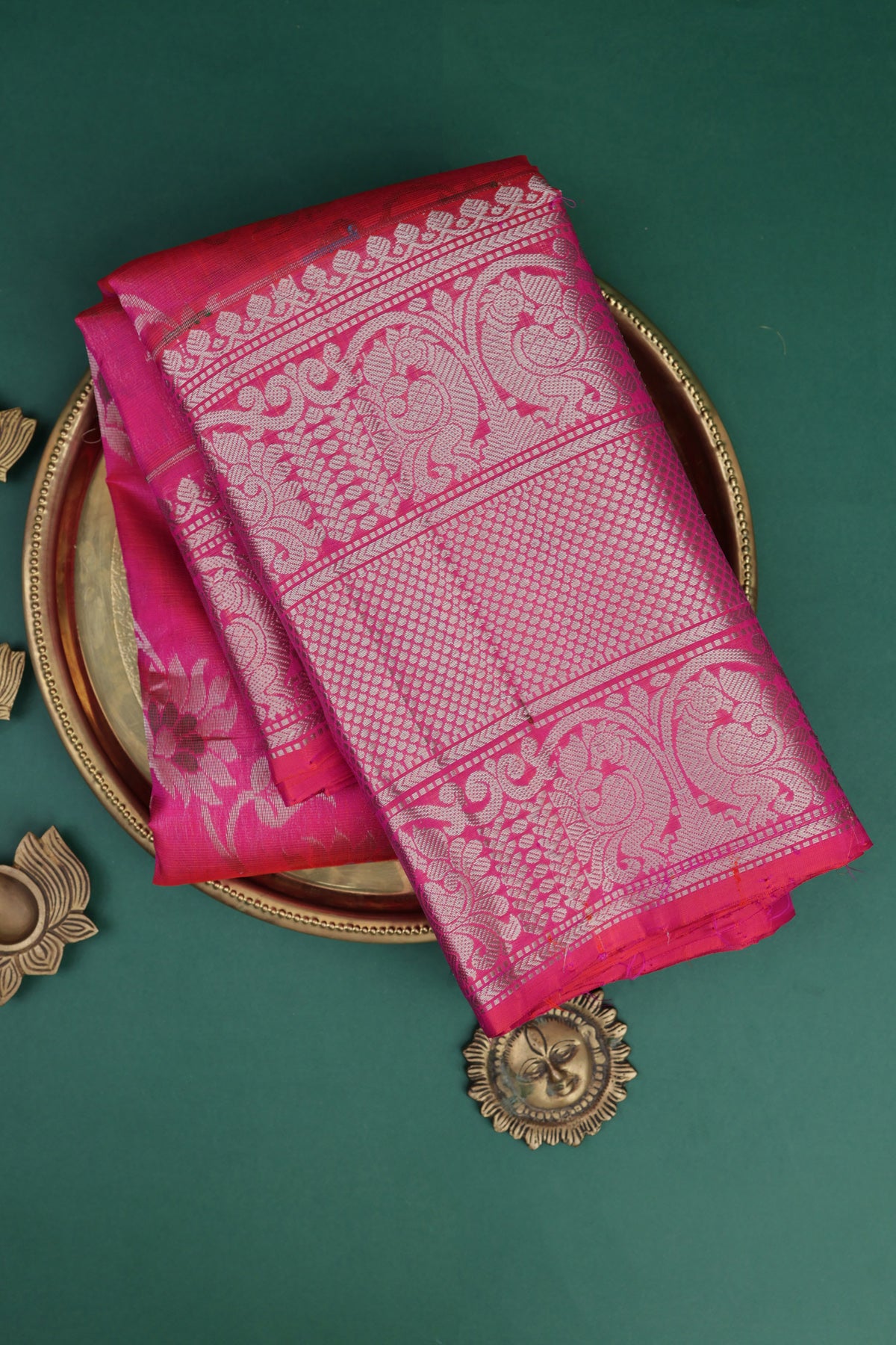 Kuppadam Sico Pink Saree