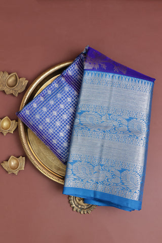 Venkatagiri Silk Dual Colour Saree