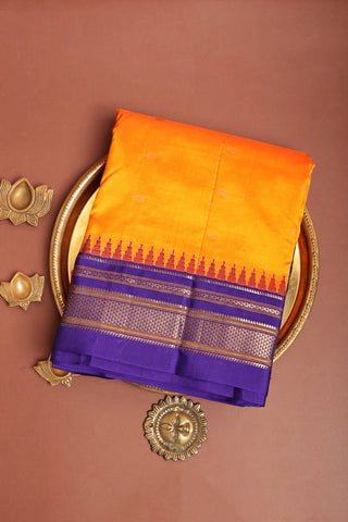 Narayanpet Silk Mustard Saree